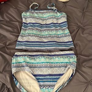 Blue Shades Tankini